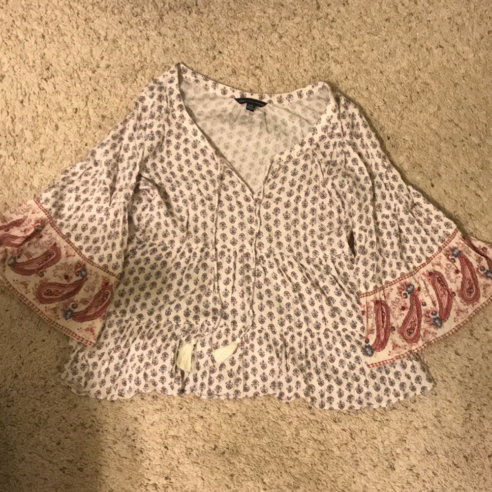 Patterned American Eagle Shirt